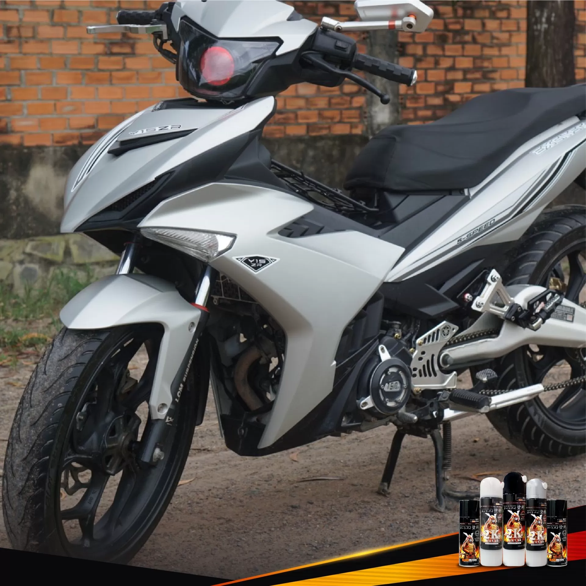 Sơn Xịt Samurai H111 – Bạc Ánh Kim Sáng Bóng, Đẳng Cấp