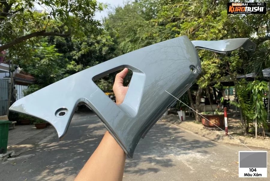Samurai 104 Màu Xám Xi Măng Sang Trọng, Bền Màu, Chống Bong Tróc