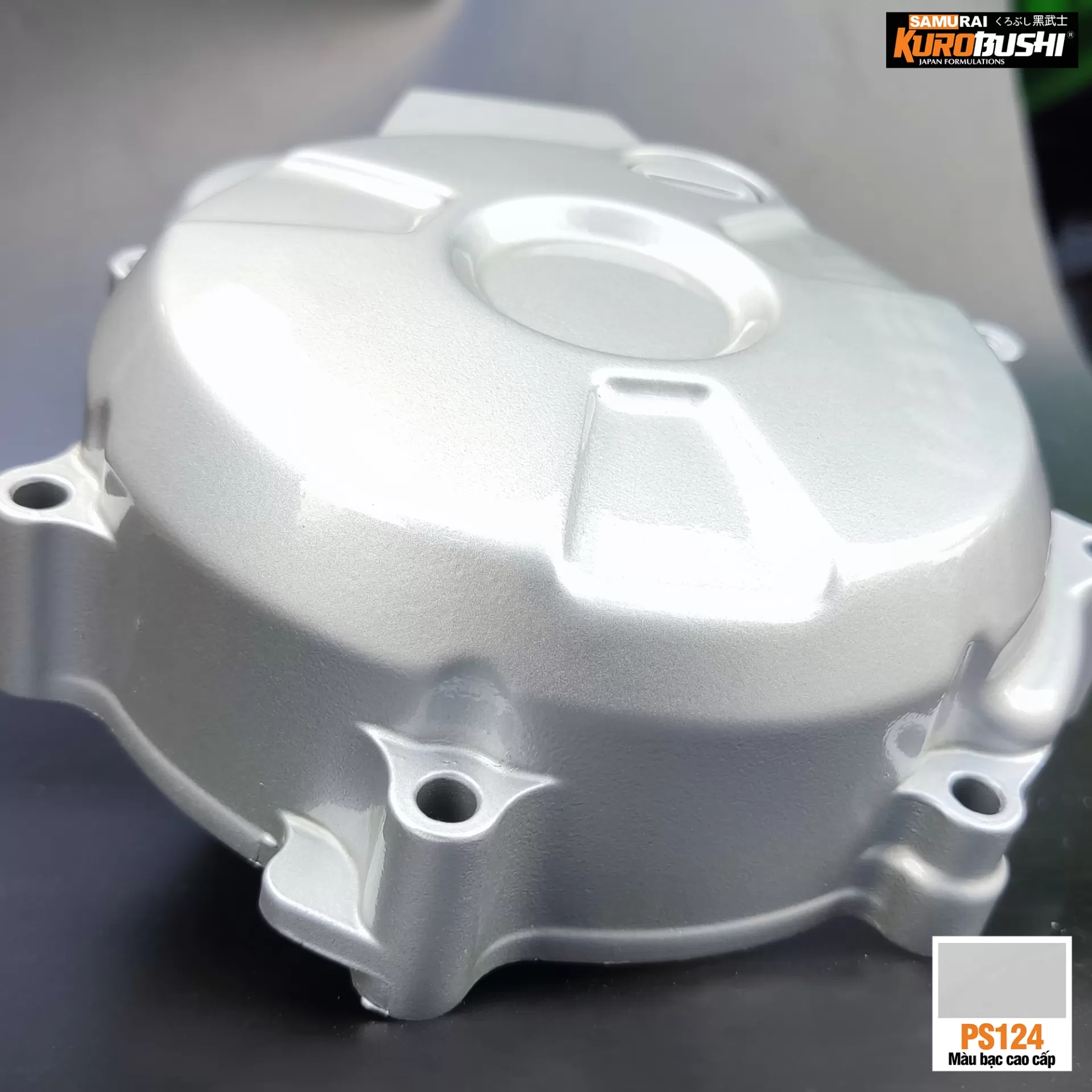 Sơn Xịt Samurai H111 – Bạc Ánh Kim Sáng Bóng, Đẳng Cấp