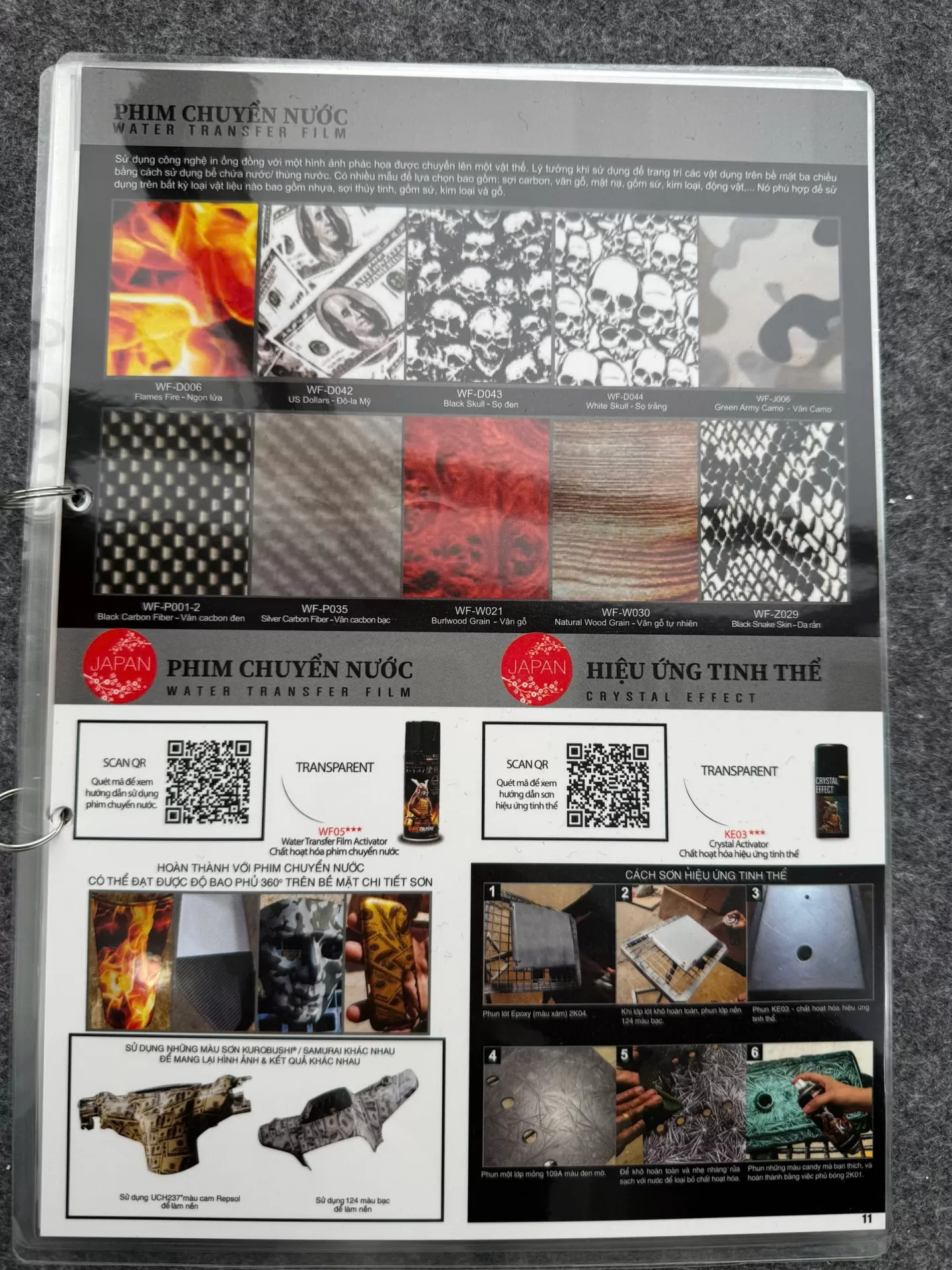 BẢNG MÀU SƠN SAMURAI