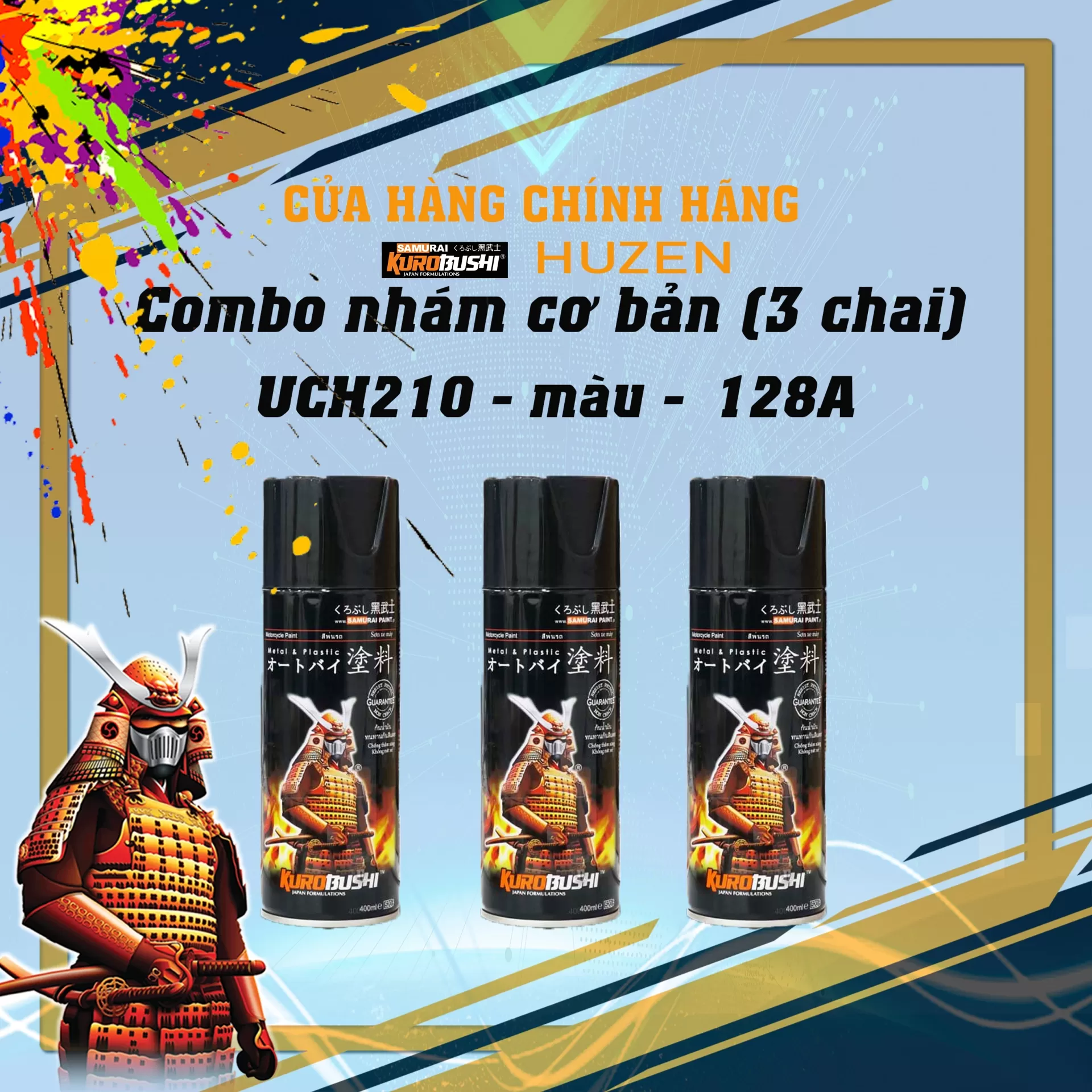 Samurai Đen Mờ 109A– Lạnh Lùng, Cá Tính, Đậm Chất Riêng