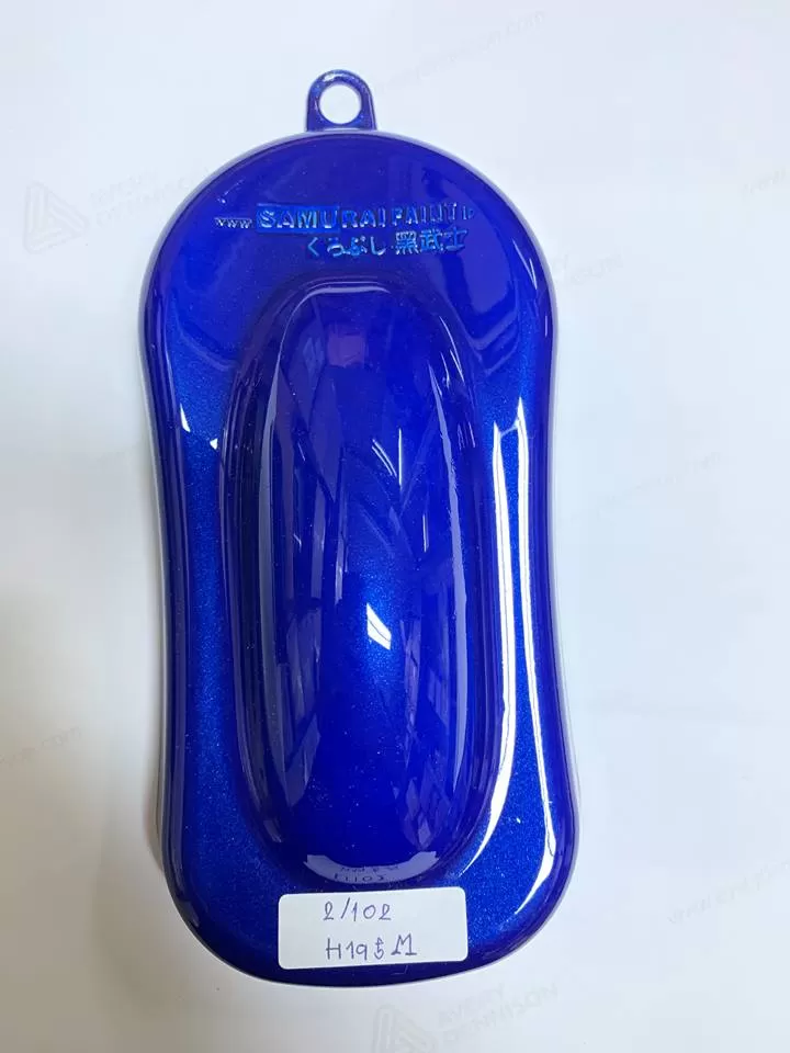 Sơn xịt Samurai H195M màu xanh dương đậm – bền màu, bám dính tốt, khô nhanh