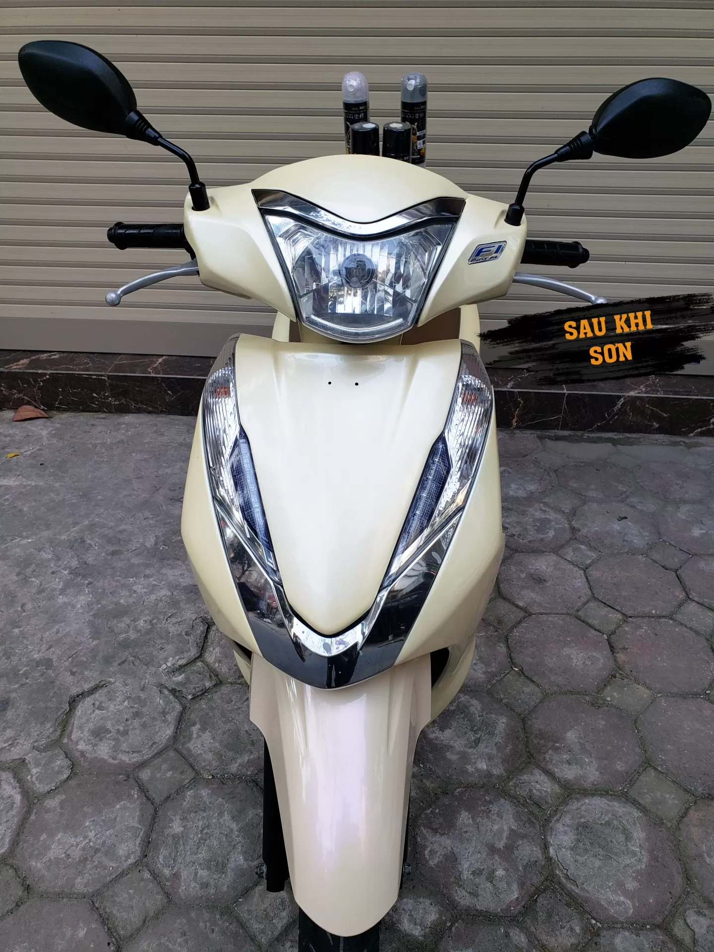 Sơn xịt Samurai H199 màu kem – nhẹ nhàng, tinh tế, bền màu, dễ sử dụng