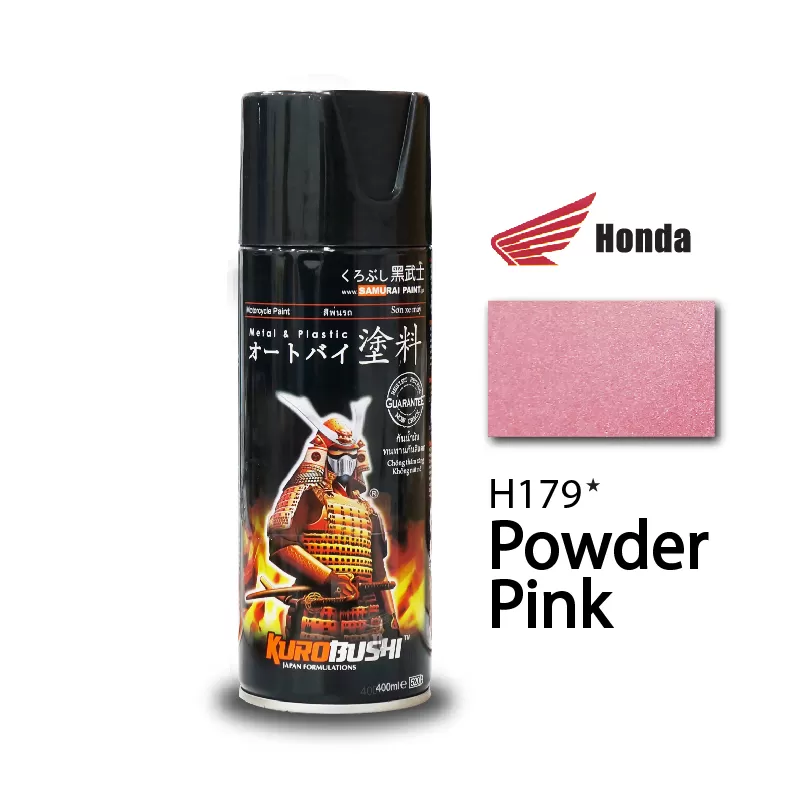 Sơn xịt Samurai H179 – Hồng Bóng Nổi Bật, Bám Dính Tốt, Màu Tươi Tắn