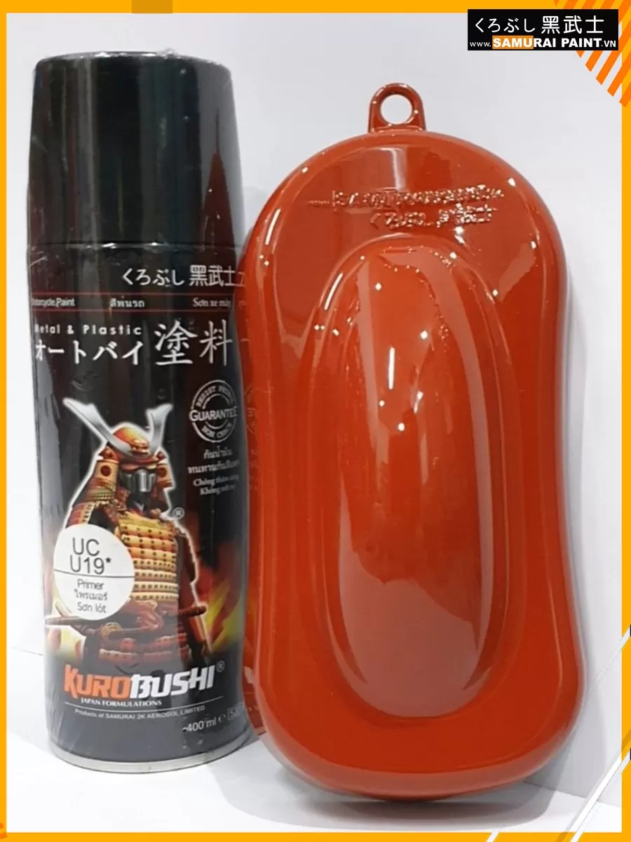 Sơn lót chống rỉ Samurai UCU19 màu đỏ – bảo vệ kim loại, chống oxy hóa, bám chắc, nhanh khô