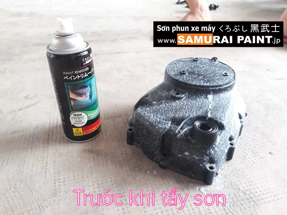 Chất tẩy sơn Samurai PR500 – tẩy màu trên kim loại, sạch nhanh, không ăn mòn, dễ sử dụng