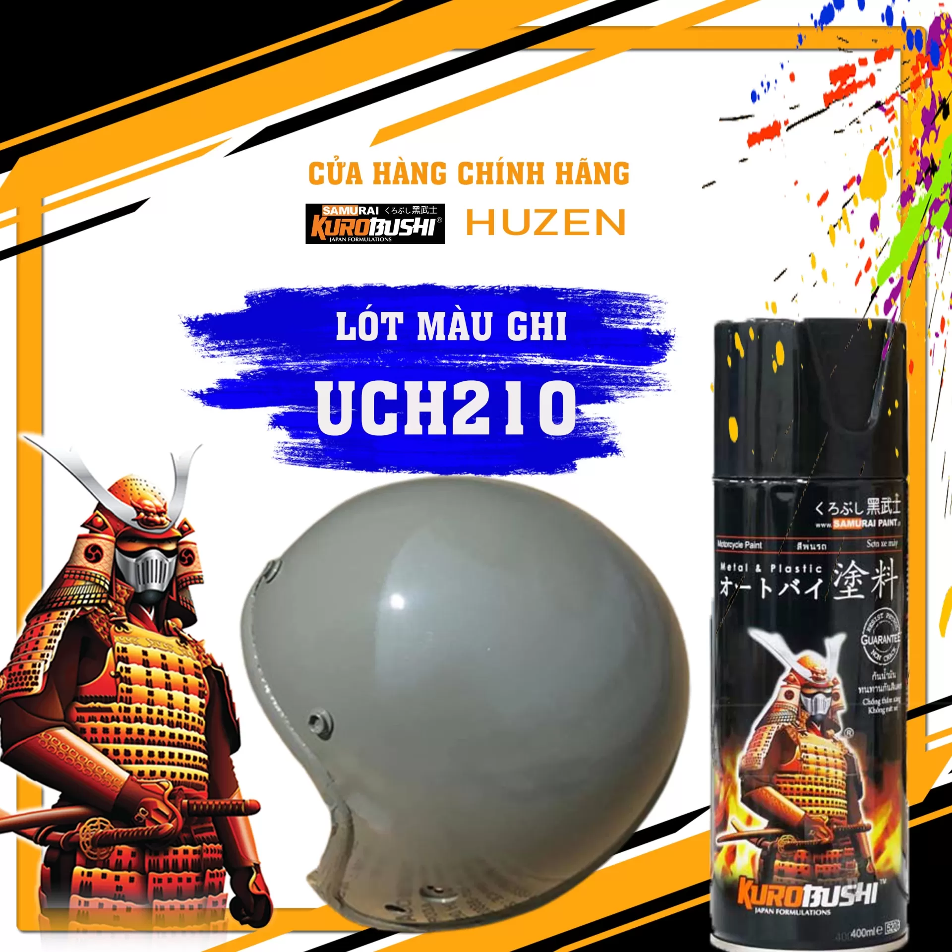 Sơn Lót UCH210 Samurai – Bám Dính Cực Tốt, Nền Mịn Chuẩn Cho Mọi Màu