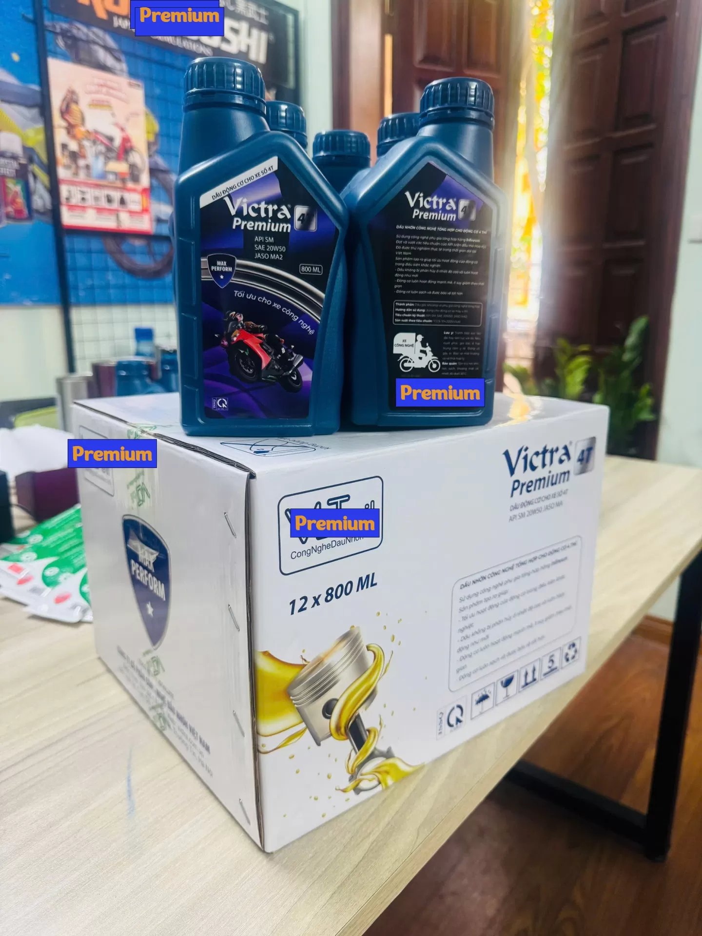 Nhớt Victra Premium – Dành riêng cho xe chở nặng, chống mài mòn tối ưu
