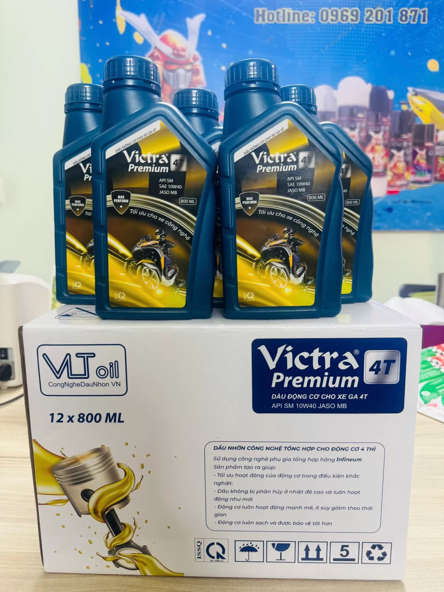 Nhớt Victra Premium – Dành riêng cho xe chở nặng, chống mài mòn tối ưu