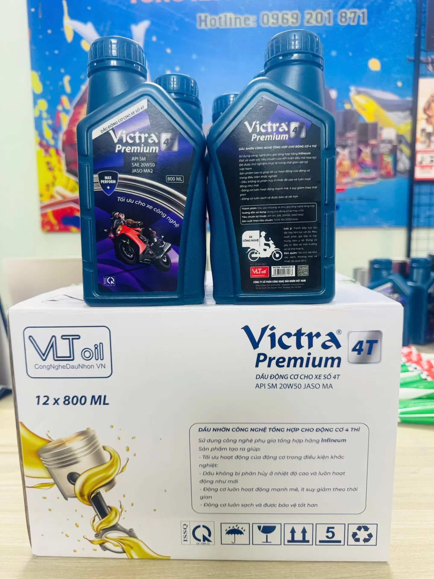 Nhớt Victra Premium – Dành riêng cho xe chở nặng, chống mài mòn tối ưu