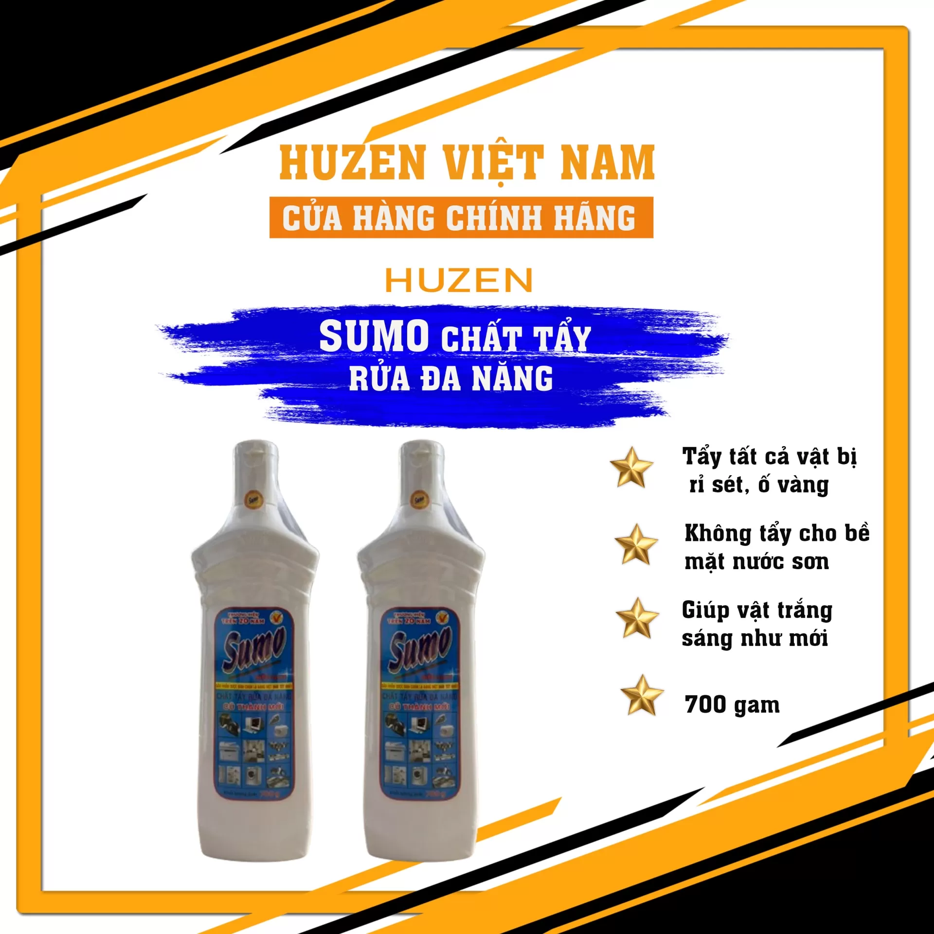 Sumo tẩy đa năng – tẩy sạch dầu mỡ, bụi bẩn cứng đầu, dùng cho bếp, sàn, ô tô, tiện lợi và hiệu quả