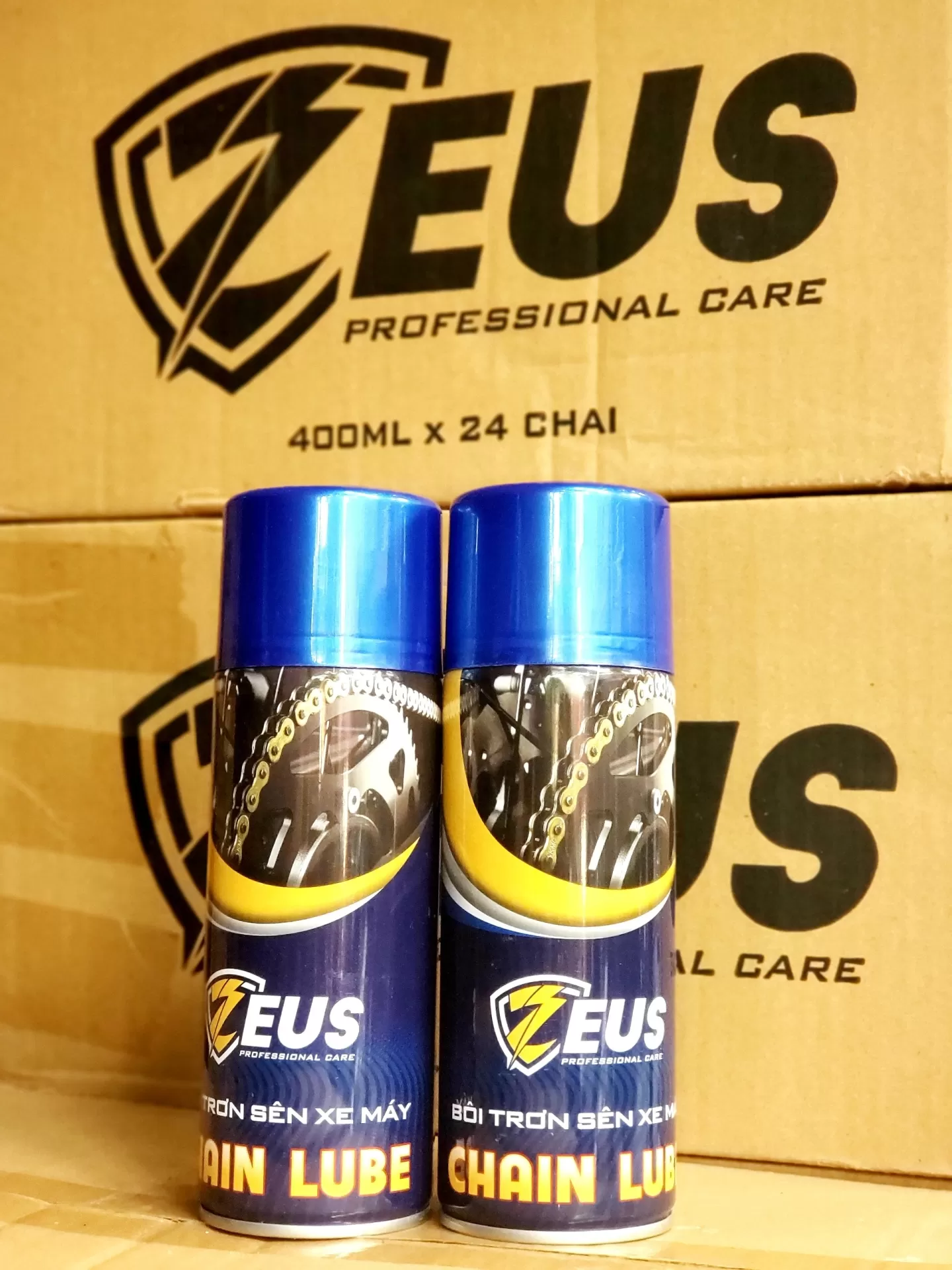 Xịt rửa sên Zeus – Làm sạch nhanh, đánh bay dầu mỡ, bảo vệ xích tối ưu