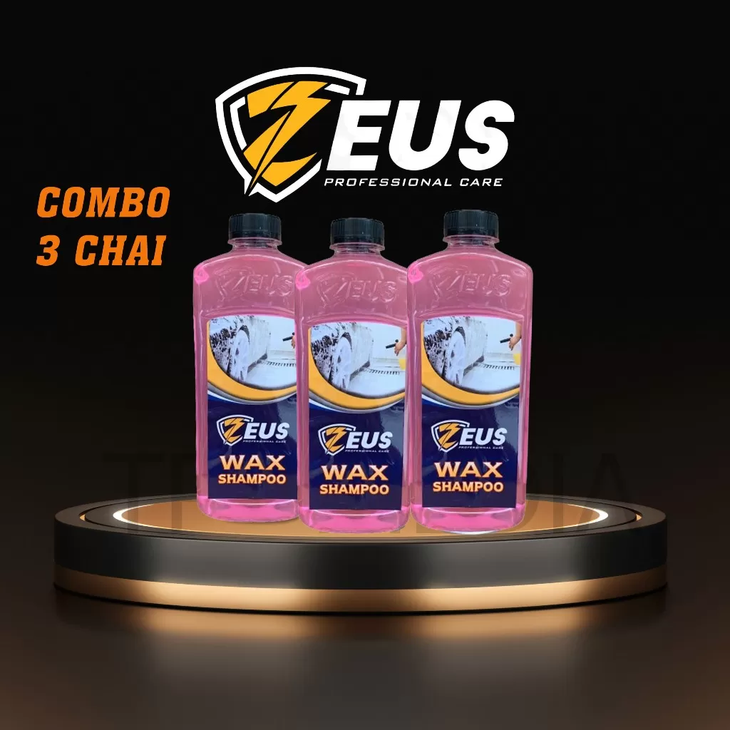 Nước rửa xe ô tô Zeus – tẩy sạch bụi bẩn, bóng sơn, không ăn mòn, an toàn với bề mặt sơn xe