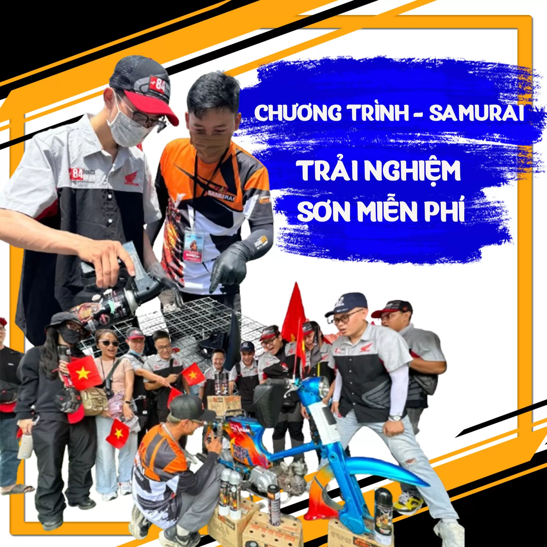 Trải Nghiệm Sơn Xịt Samurai Miễn Phí- Đăng Ký Ngay