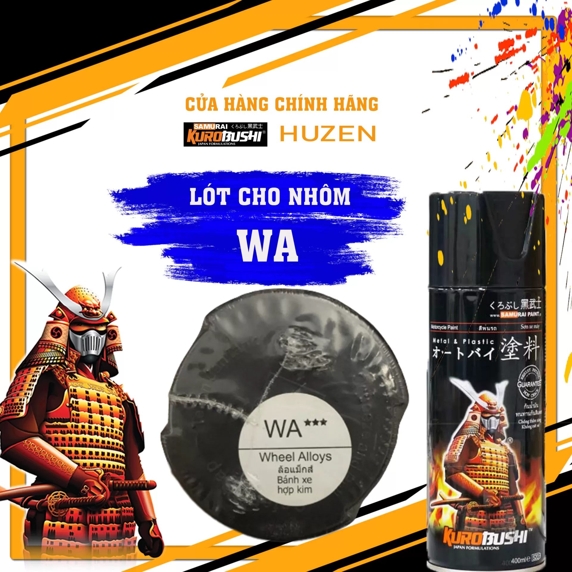 Sơn lót Samurai WA – sơn lót chuyên dùng cho bề mặt nhôm, tăng bám dính, khô nhanh, bảo vệ tối ưu