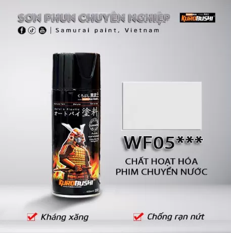 Chất hoạt hóa Samurai WF05 – dùng cho nhúng film chuyển nước, làm tan film, tăng bám dính