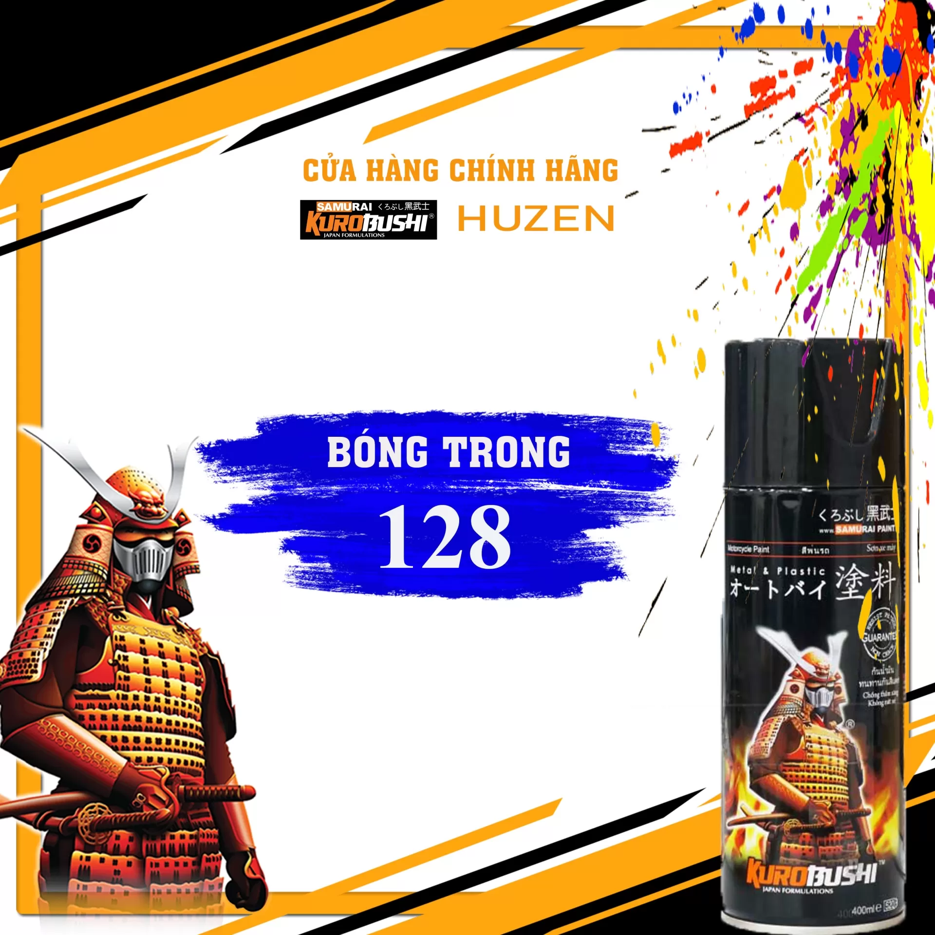 Sơn Bóng 128 Samurai – Bảo Vệ & Làm Mới Bề Mặt Tuyệt Vời