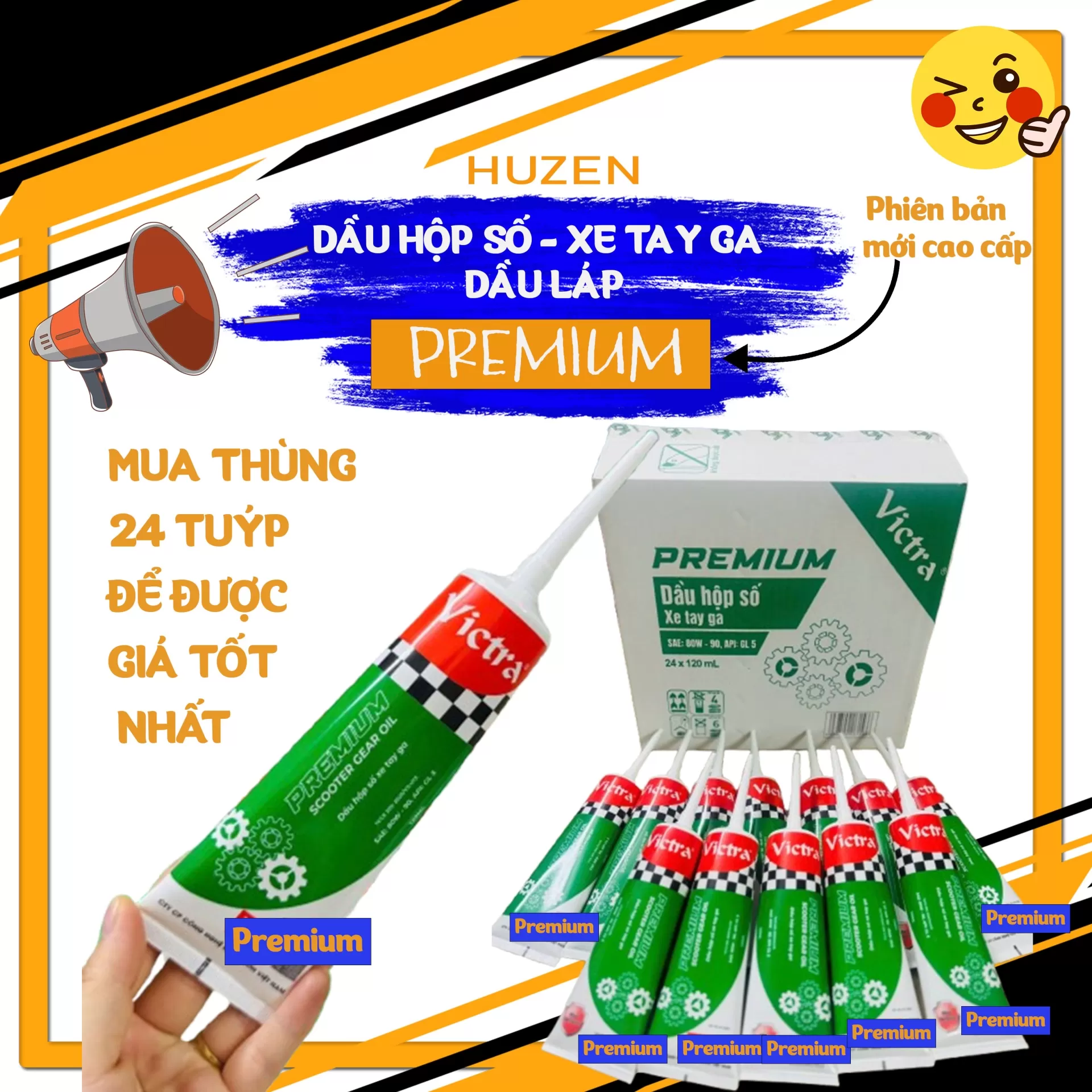 Dầu láp Victra Premium – Giải pháp chống hú láp cho xe tay ga!