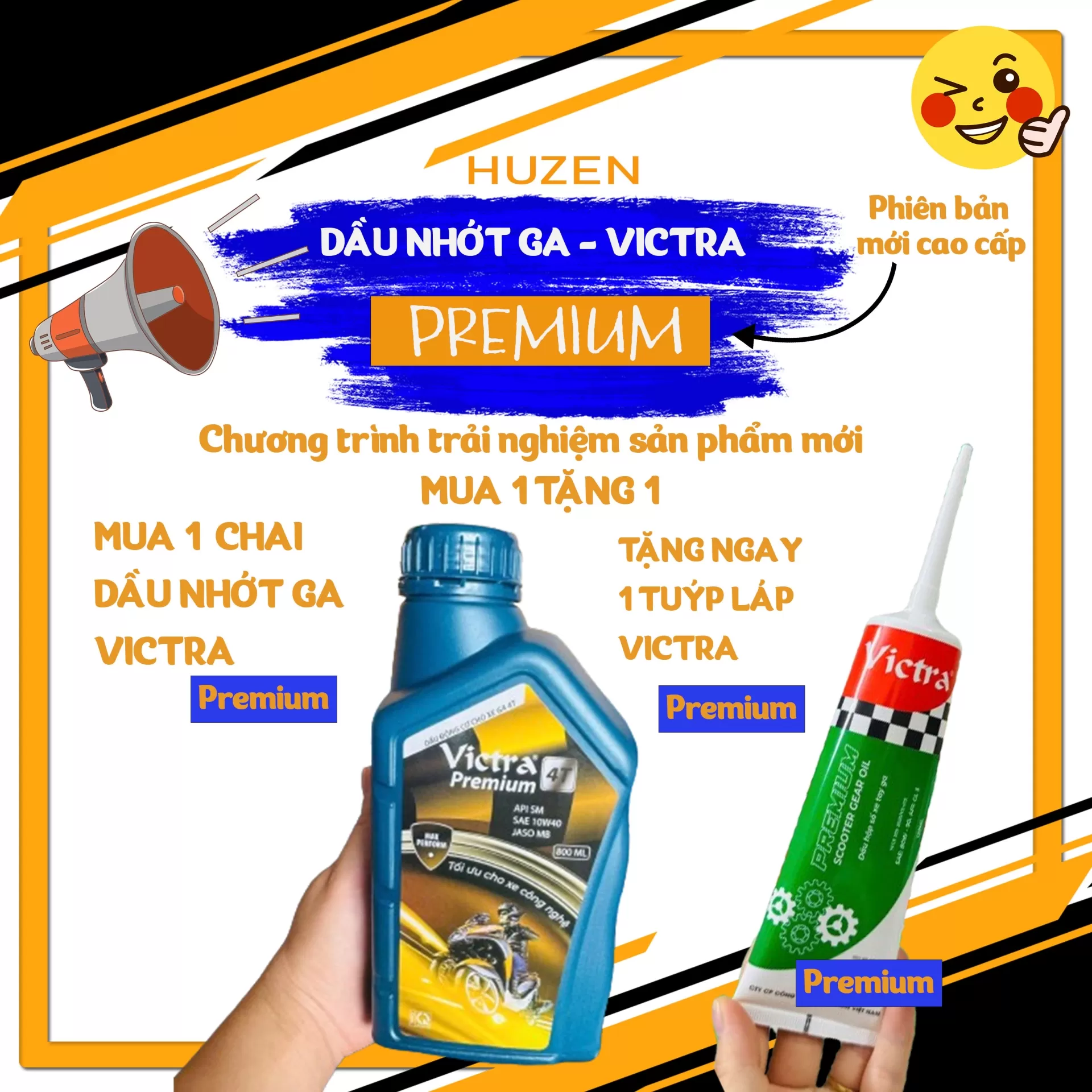 Nhớt Victra Premium – Dành riêng cho xe chở nặng, chống mài mòn tối ưu