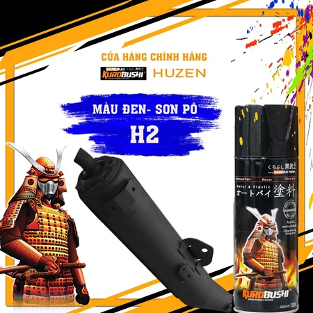Sơn Pô H2 và H1 Samurai cực bền chịu được lên tới 600 độ C công thức nhật bản