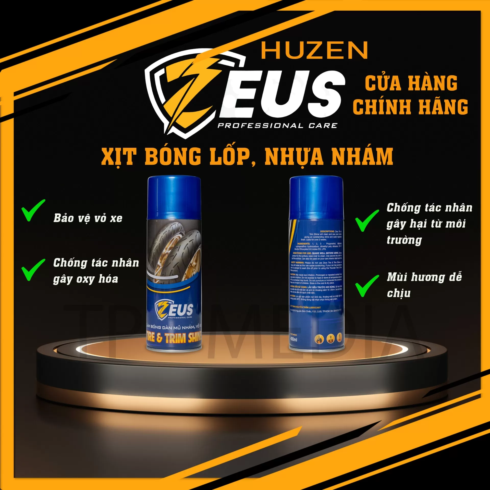 Phục hồi nhựa nhám Zeus – Làm mới nhựa xe nhanh chóng
